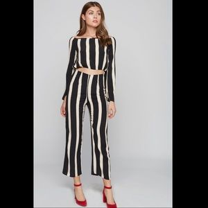 NWT Flynn Skye Festival Crop Bold Stripe XS